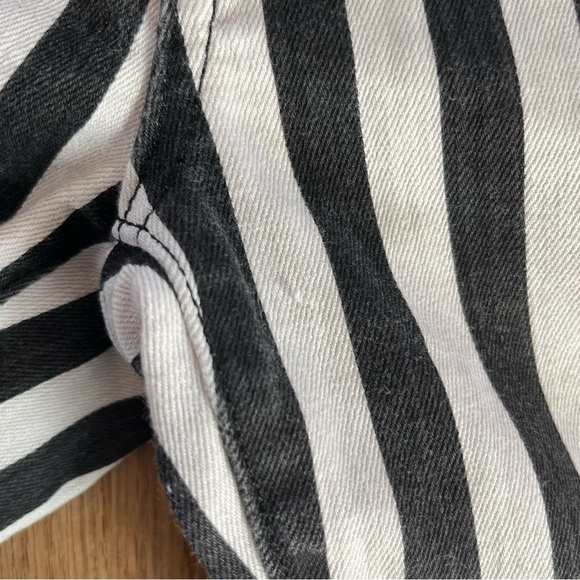 Nili Lotan Black & White Striped Jeans SZ 24 - Picture 9 of 10